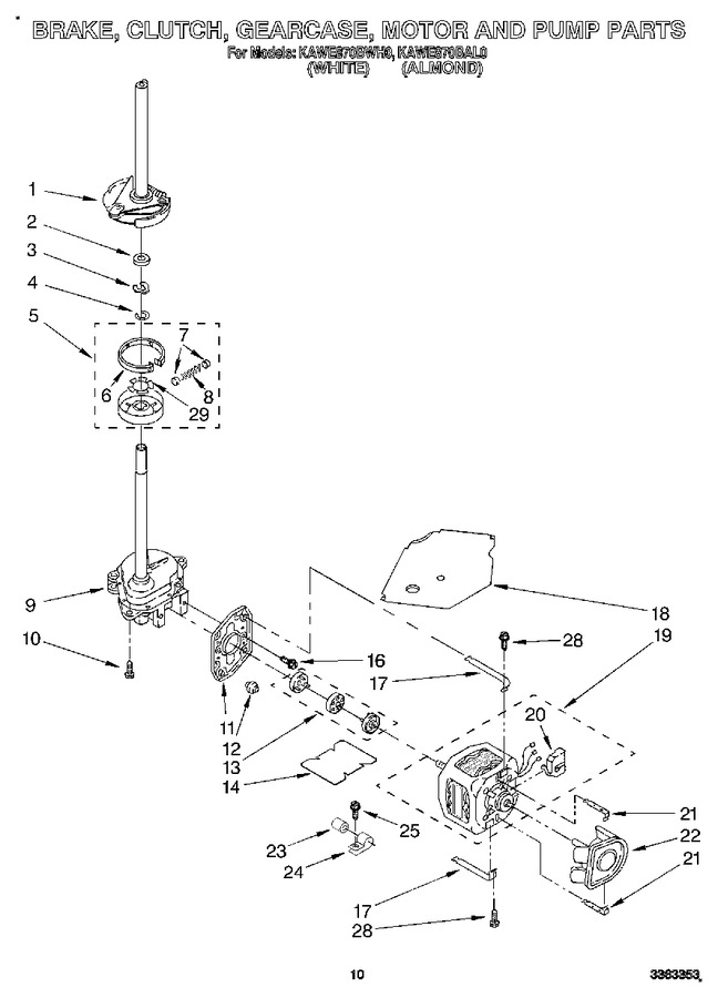 Diagram for KAWE870BWH0