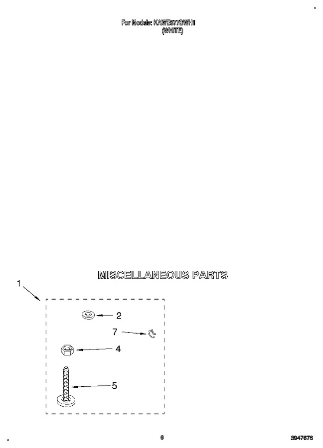 Diagram for KAWE877BWH1