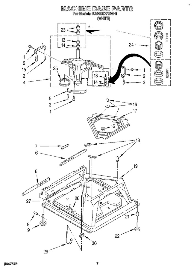 Diagram for KAWE877BWH1