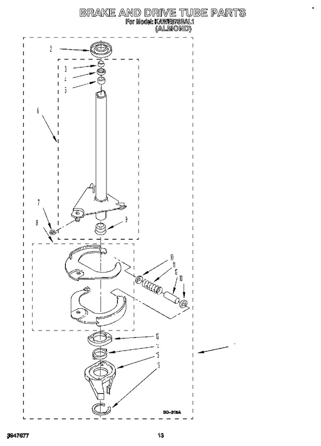 Diagram for KAWE878BAL1
