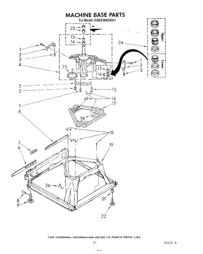 Diagram for KAWE900SWH1
