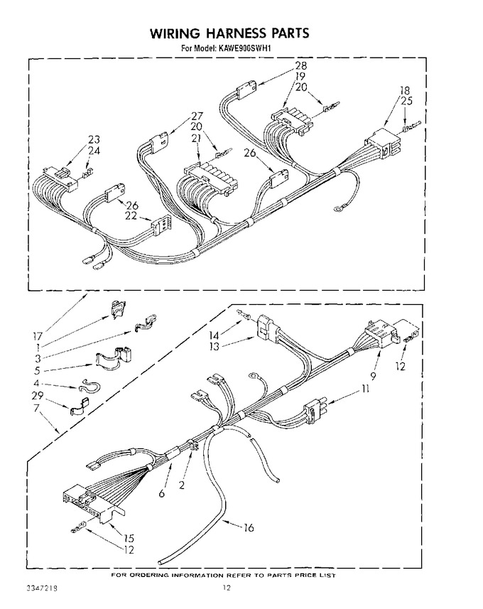 Diagram for KAWE900SWH1