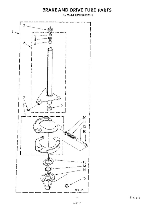 Diagram for KAWE900SWH1