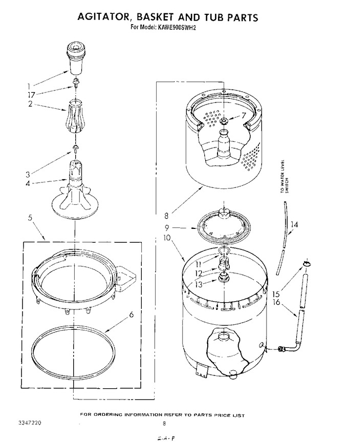 Diagram for KAWE900SWH2