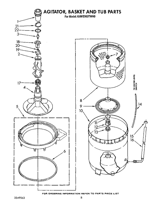 Diagram for KAWE900TWH0