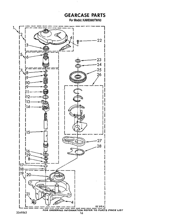 Diagram for KAWE900TWH0