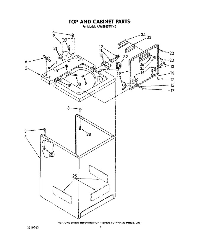 Diagram for KAWE900TWH0