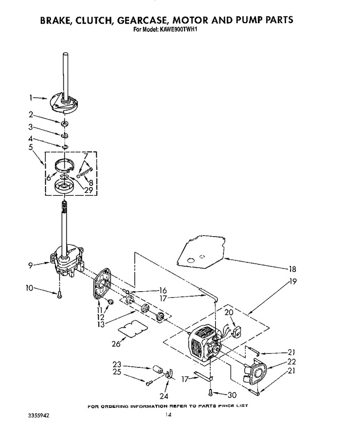 Diagram for KAWE900TWH1