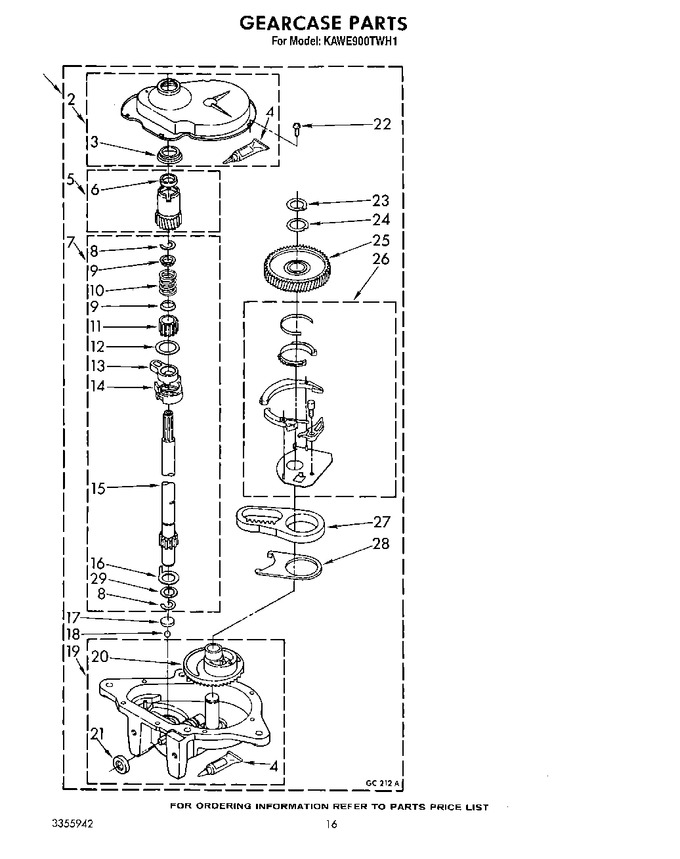 Diagram for KAWE900TWH1