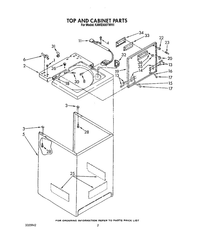 Diagram for KAWE900TWH1