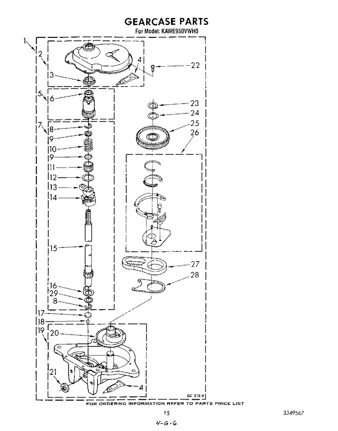 Diagram for KAWE950VAL0