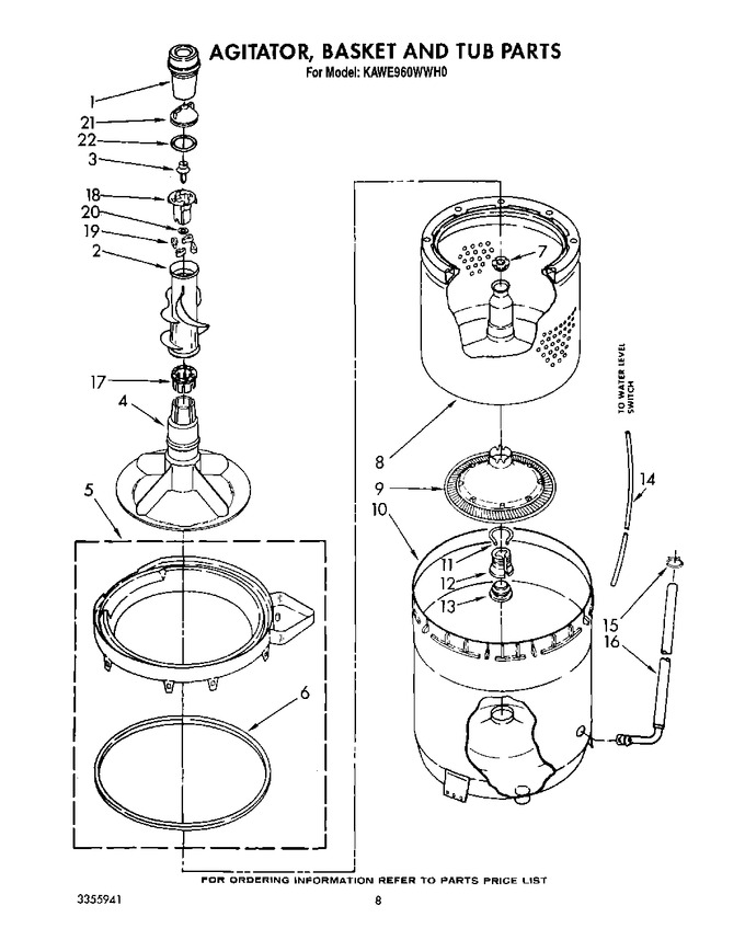 Diagram for KAWE960WAL0