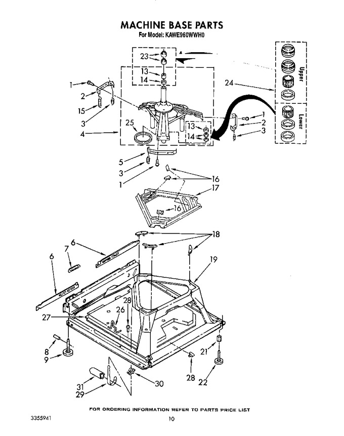 Diagram for KAWE960WWH0