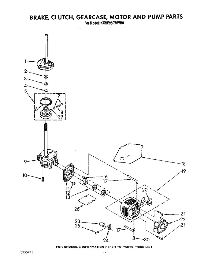 Diagram for KAWE960WWH0