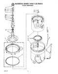 Diagram for 05 - Agitator, Basket And Tub