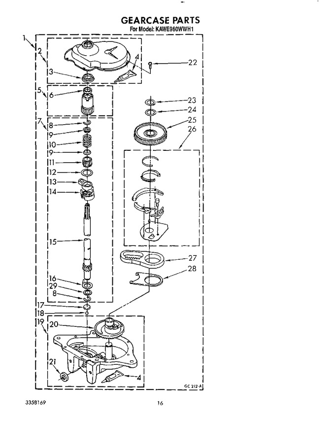 Diagram for KAWE960WWH1