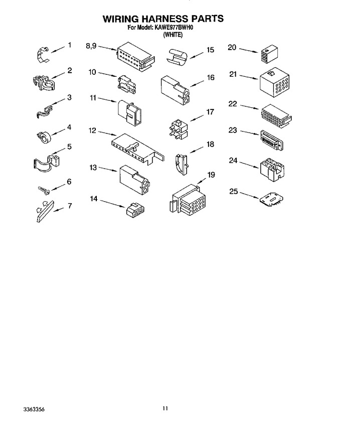 Diagram for KAWE977BWH0