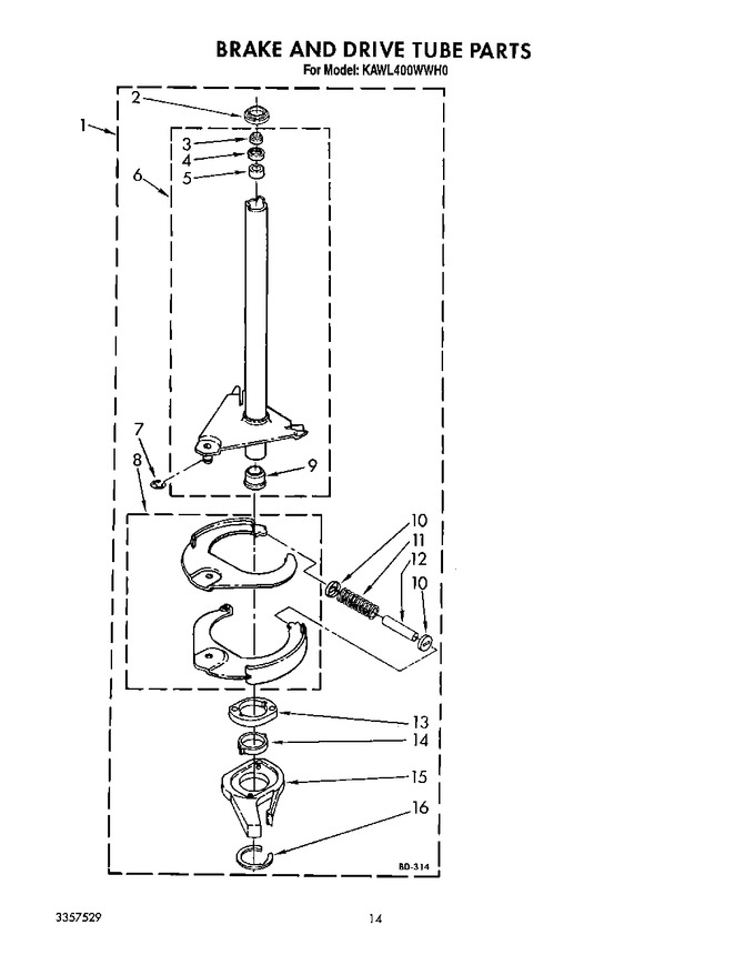 Diagram for KAWL400WAL0