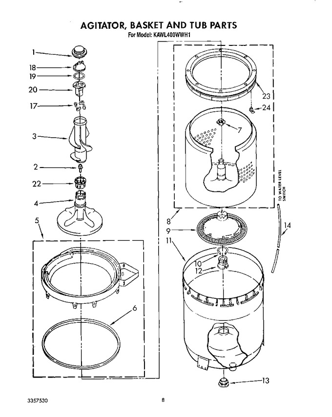 Diagram for KAWL400WAL1