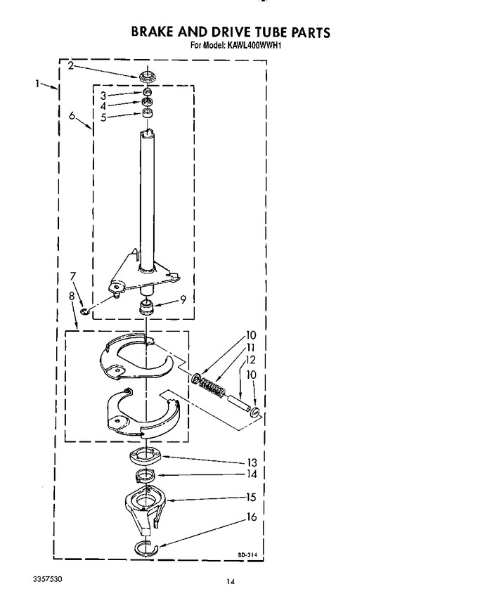 Diagram for KAWL400WAL1