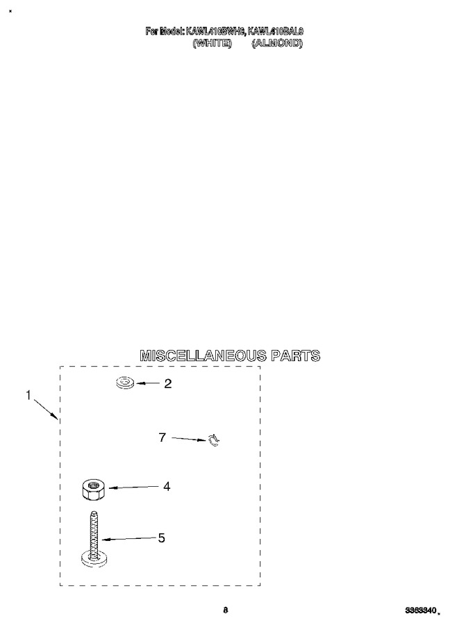 Diagram for KAWL410BWH0