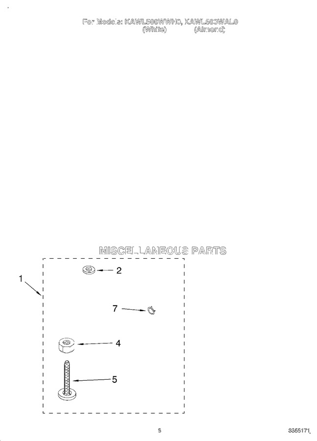 Diagram for KAWL500WWH0