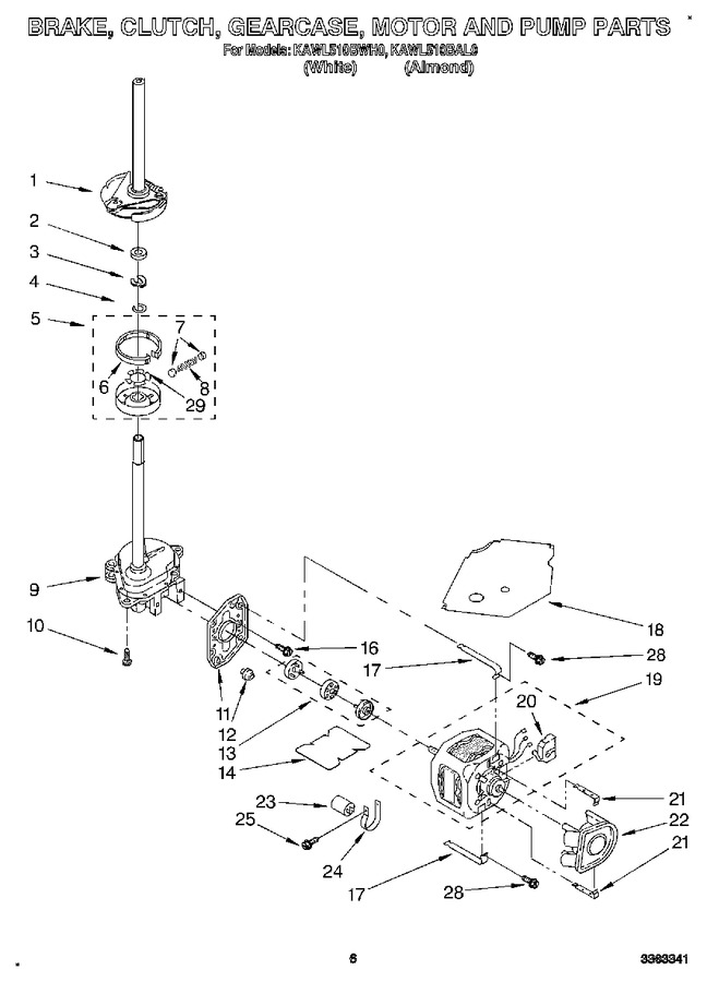 Diagram for KAWL510BWH0