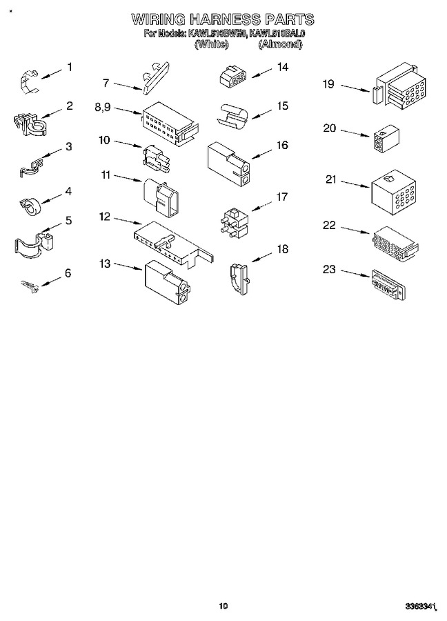 Diagram for KAWL510BWH0