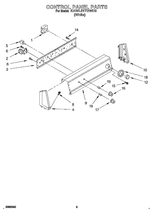 Diagram for KAWL517BWH0