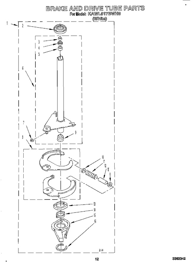 Diagram for KAWL517BWH0