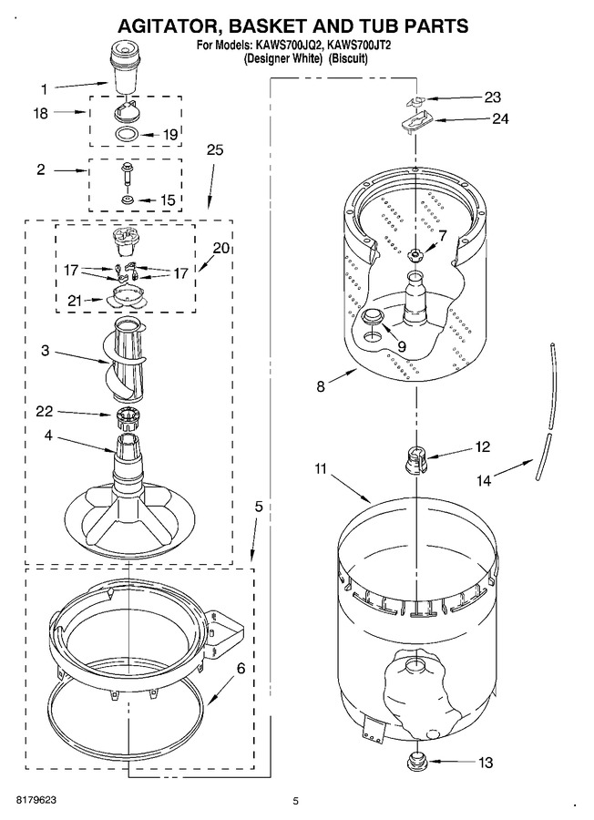 Diagram for KAWS700JT2