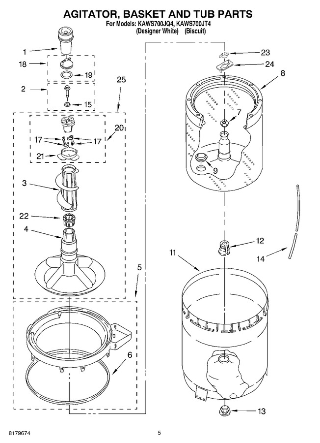Diagram for KAWS700JQ4