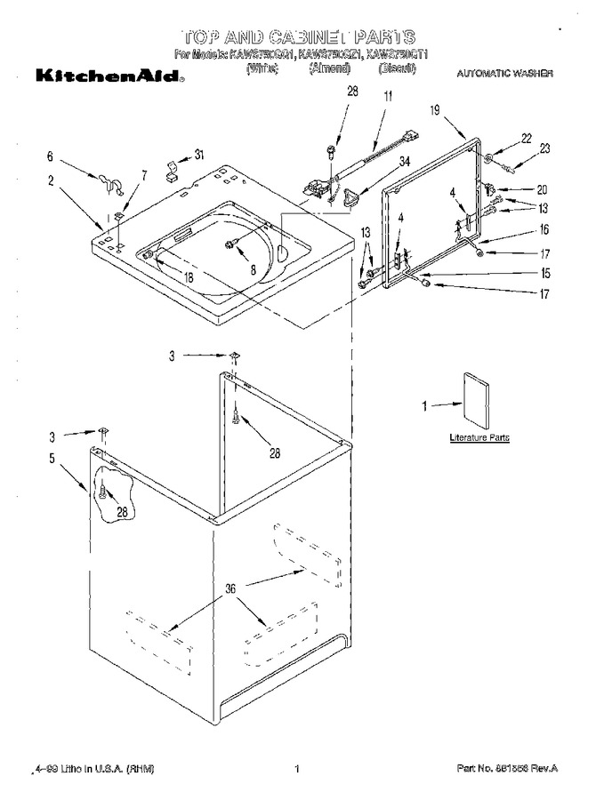 Diagram for KAWS750GT1