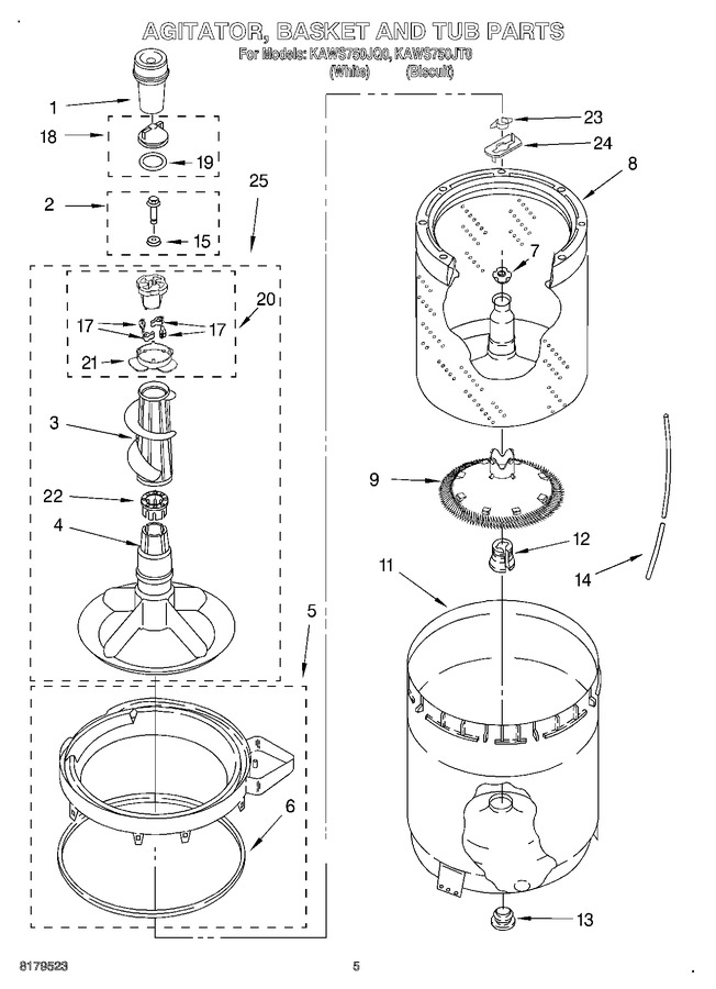Diagram for KAWS750JQ0