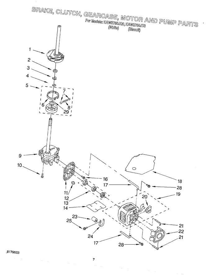 Diagram for KAWS750JT0