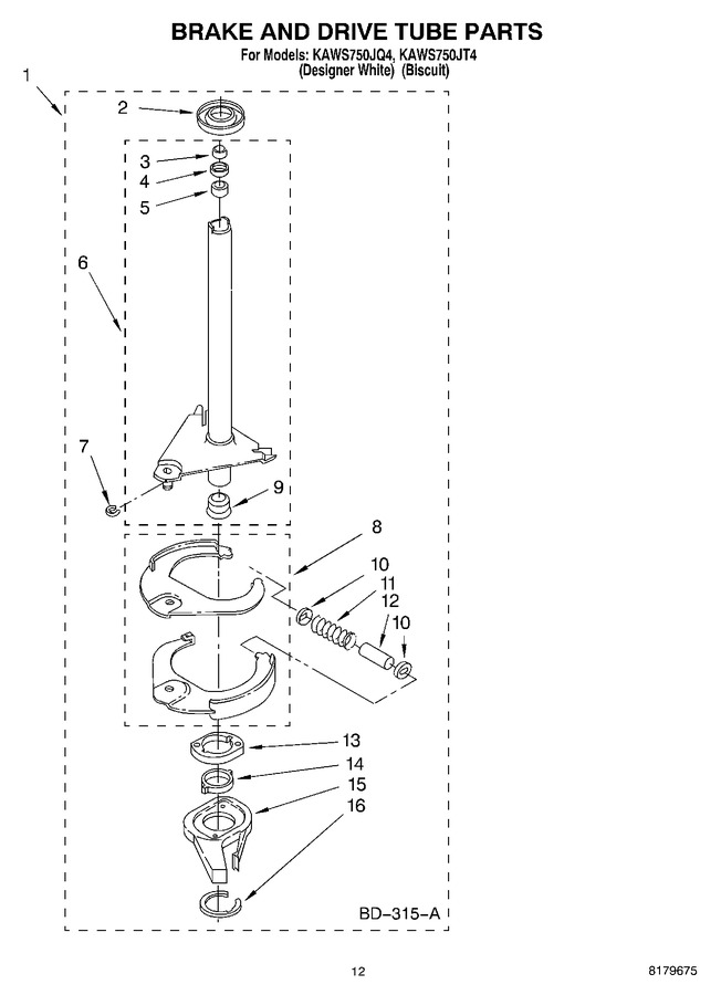 Diagram for KAWS750JT4