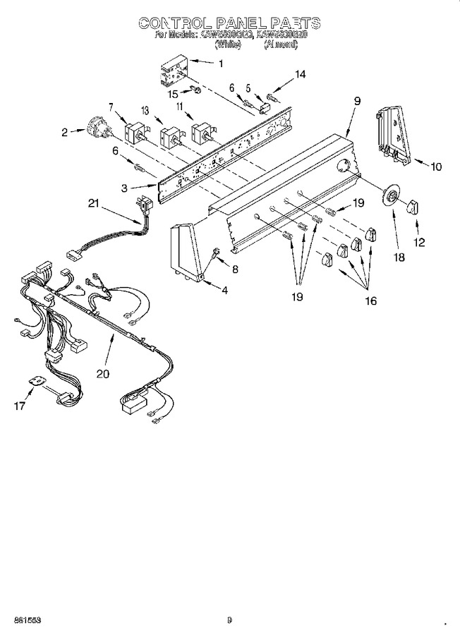 Diagram for KAWS800GZ0