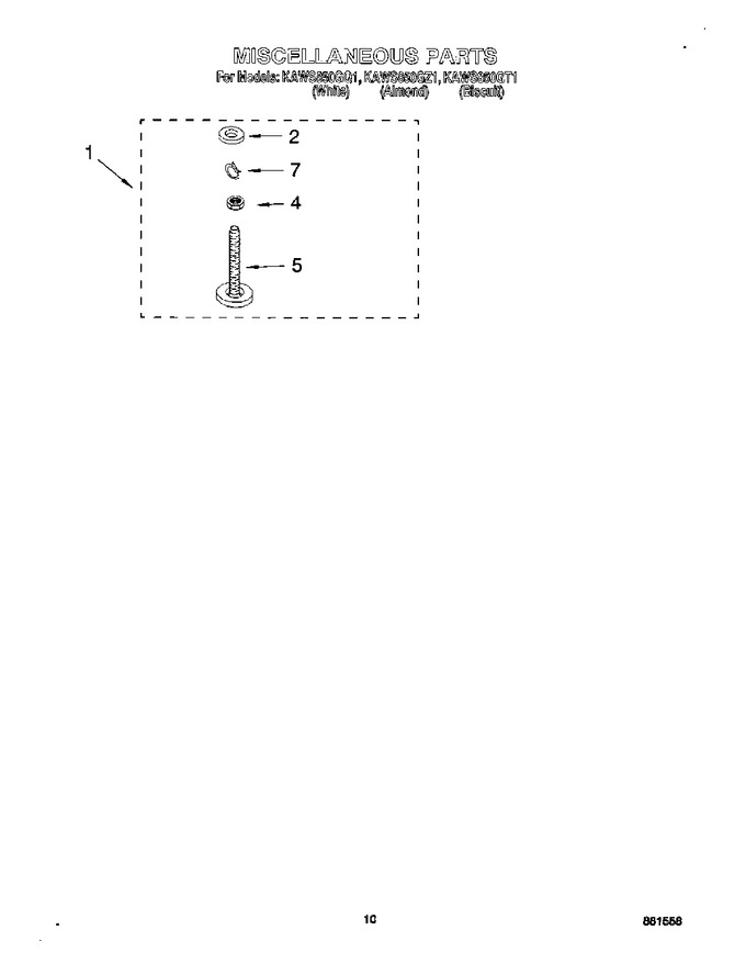 Diagram for KAWS850GZ1