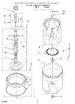 Diagram for 03 - Agitator, Basket, And Tub