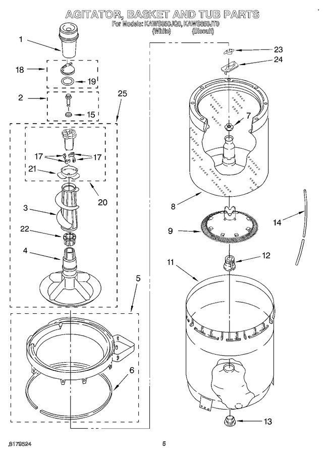 Diagram for KAWS850JQ0