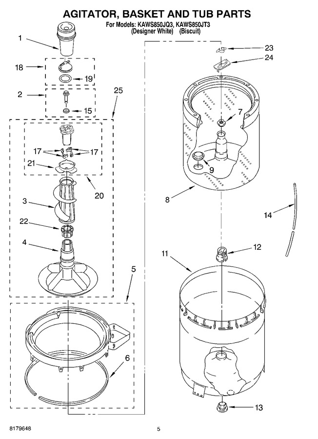 Diagram for KAWS850JQ3