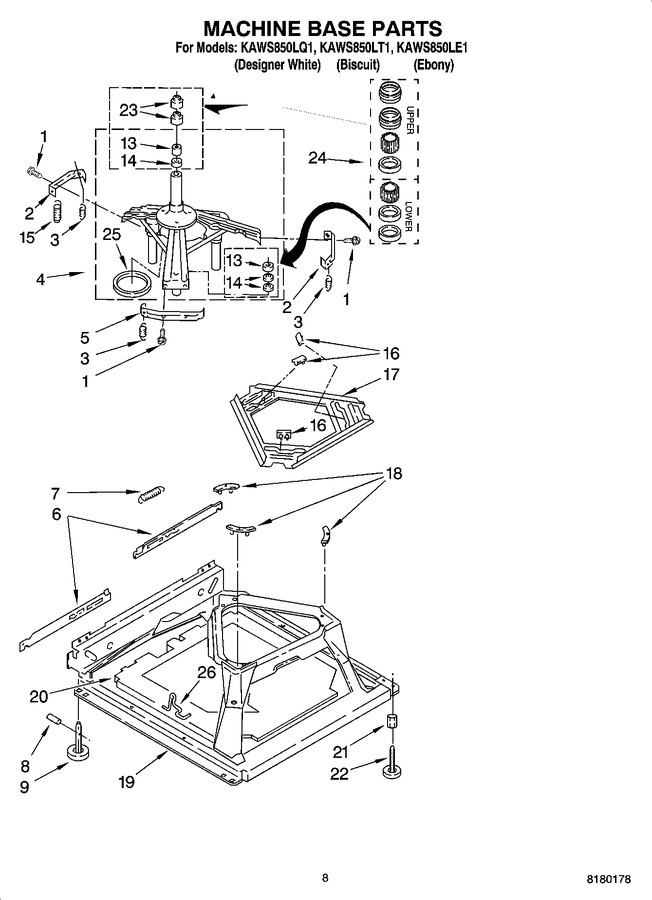 Diagram for KAWS850LE1