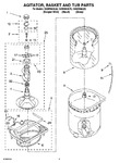 Diagram for 03 - Agitator, Basket And Tub Parts