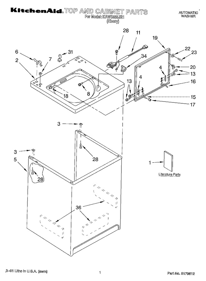 Diagram for KAWS855JE1