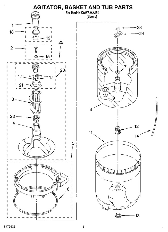 Diagram for KAWS855JE2