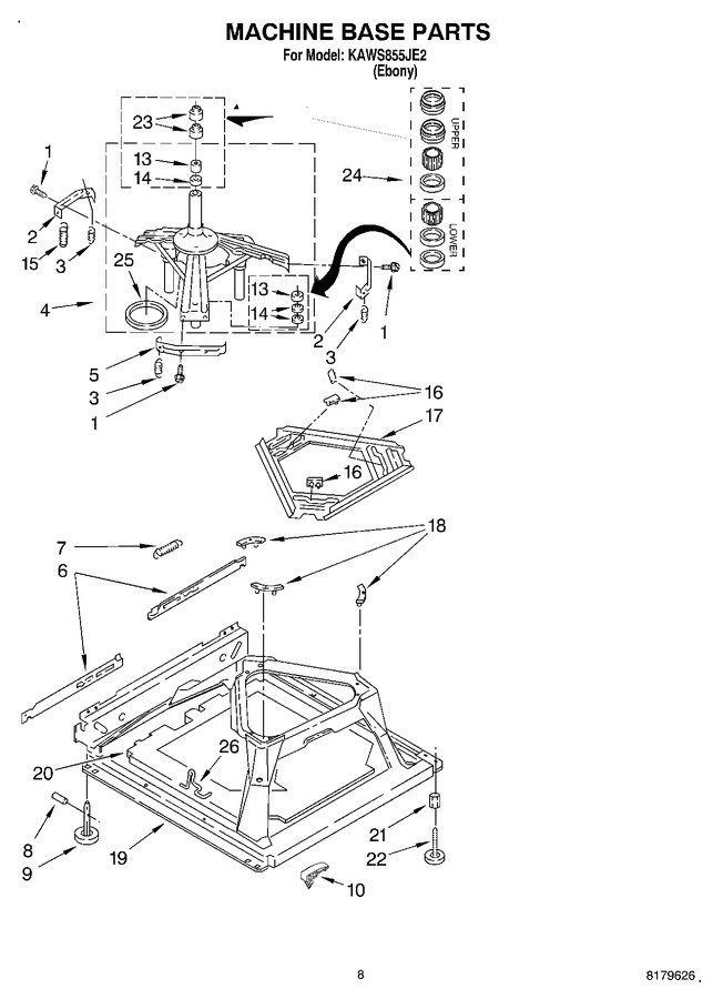 Diagram for KAWS855JE2