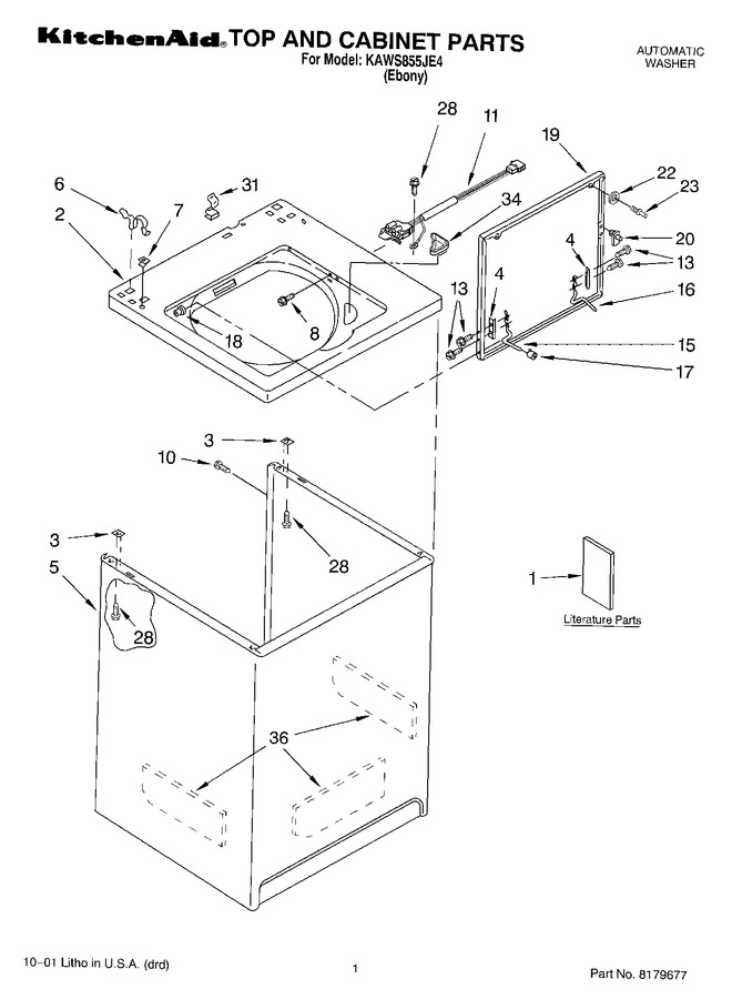 Diagram for KAWS855JE4