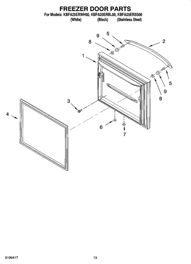 Diagram for KBFA25ERBL00