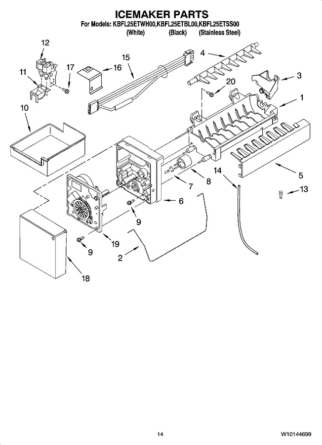 Diagram for KBFL25ETWH00