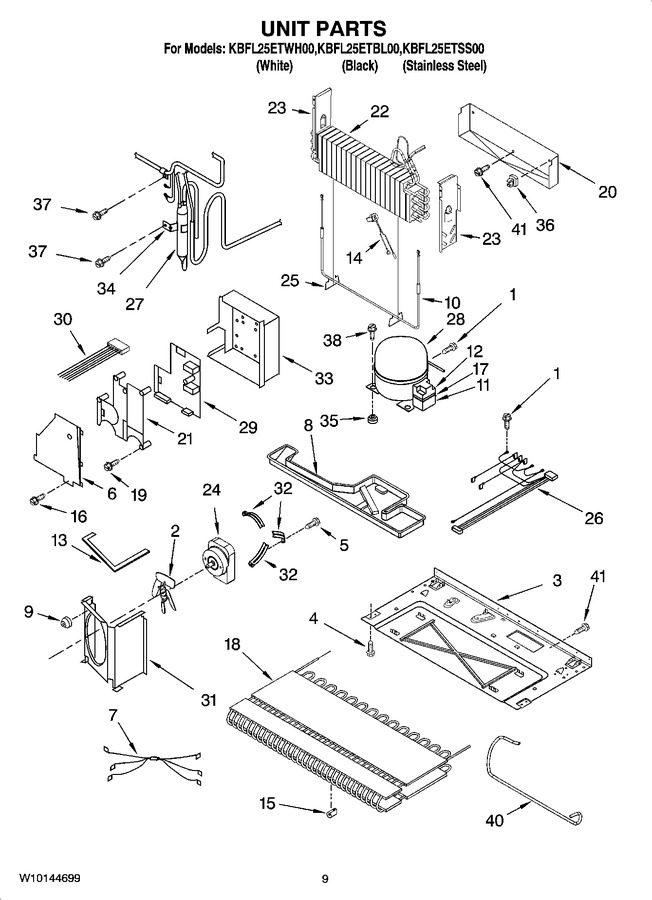 Diagram for KBFL25ETBL00